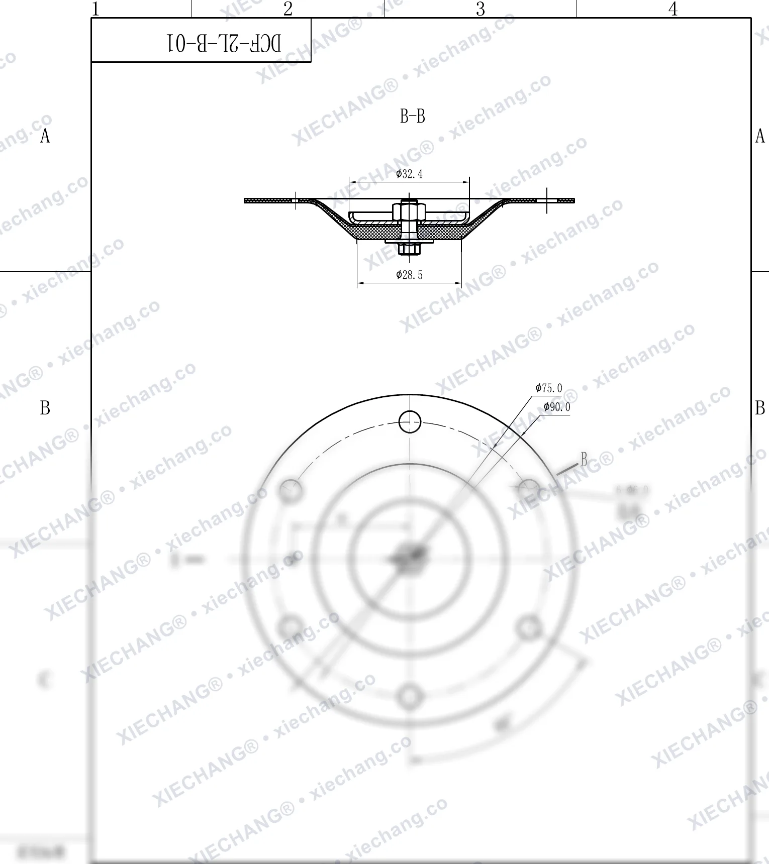 DCF-2L-B-01 · 1" — رسم التجميع