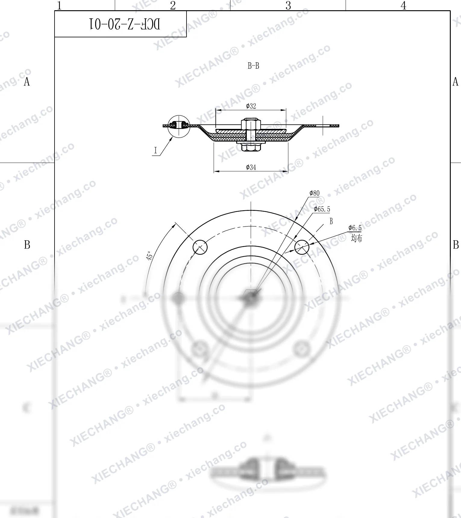 DCF-Z-20-01 · DN20 — رسم التجميع