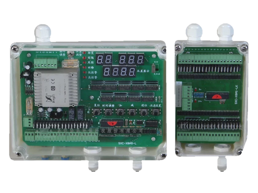 الوحدة الرئيسية لوحدة تحكم النفث النبضي 3 في 1 SXC-X8A5 من Xiechang® مع وحدة توسعة